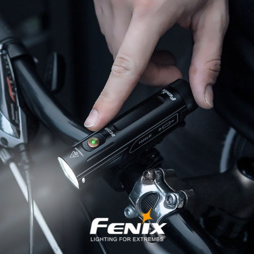 Fenix BC26R best bikelight for commuting, city and trails