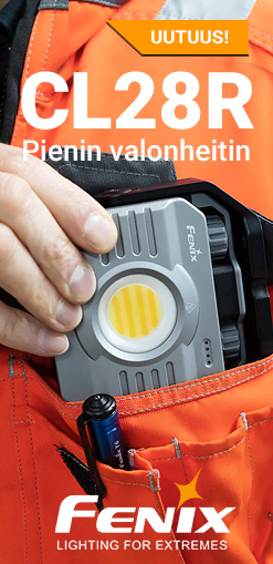Fenix CL28R monikäyttöinen valonheitin, retkilyhty, valo