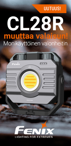Fenix CL28R monikäyttöinen valonheitin, retkilyhty, valo