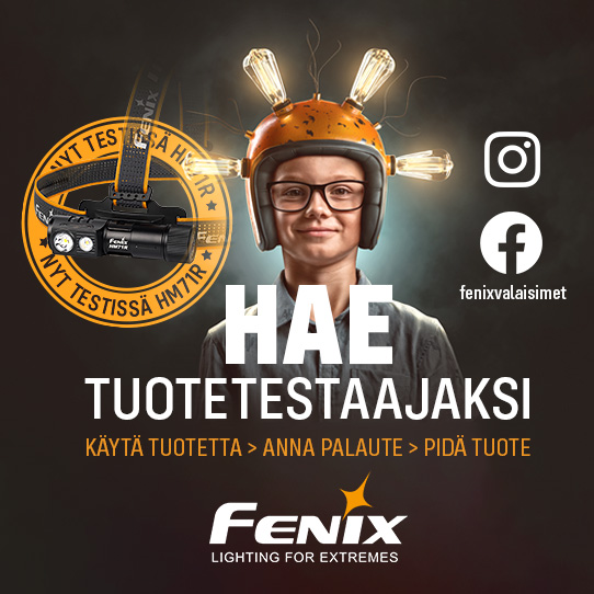 Hae tuotetestaajaksi HM71R otsalampulle