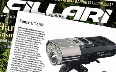 FILLARI-lehti testasi uuden 3300 lumenin pyörävalaisimen