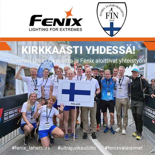Suomen Ultrajuoksuliitto ja Fenix aloittivat yhteistyön