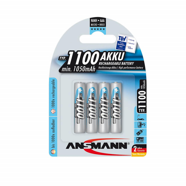 Akkuparisto Ansmann Ni-Mh 1100 Akkuparisto Ansmann Ni-Mh 1100