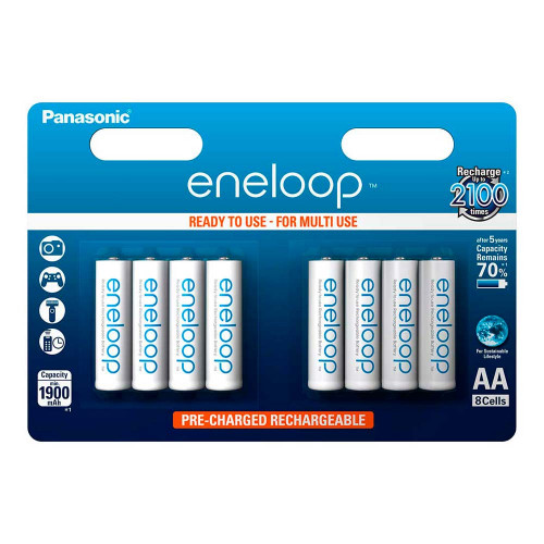 Panasonic Eneloop AA 2000 mAh -akkuparisto, 8kpl Panasonic Eneloop AA 2000 mAh -akkuparisto, 8kpl