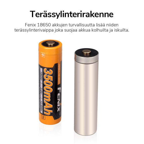 Akkuparisto Fenix ARB-L18-3500 18650 Akkuparisto Fenix ARB-L18-3500 18650