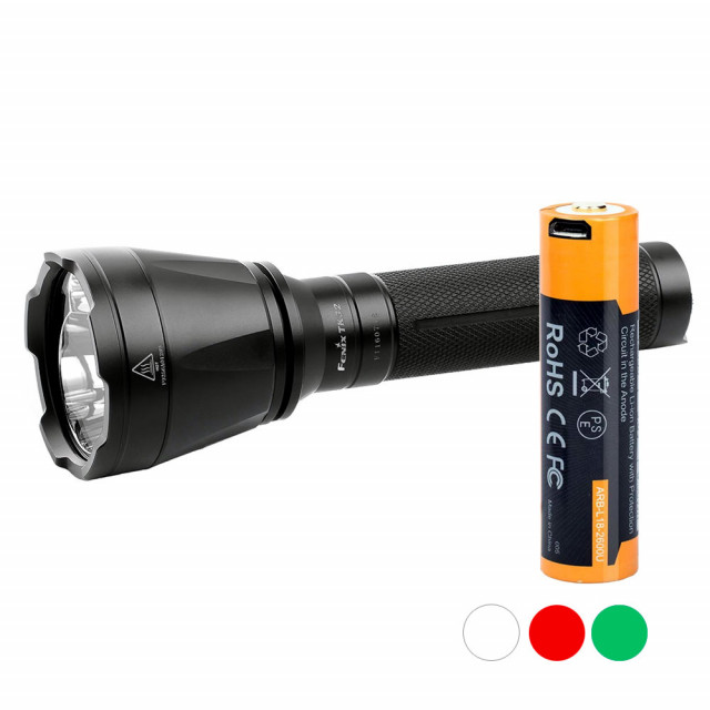 Fenix TK32 Multicolor Hunting Flashlight with USB battery