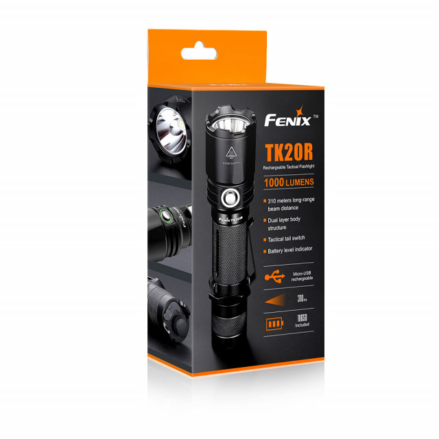 Taskulamppu Fenix TK20R, 1000 lm - POISTUNUT Taskulamppu Fenix TK20R, 1000 lm - POISTUNUT