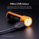 Akkuparisto Fenix ARB-L18-2600U 18650 USB - POISTUNUT Akkuparisto Fenix ARB-L18-2600U 18650 USB - POISTUNUT