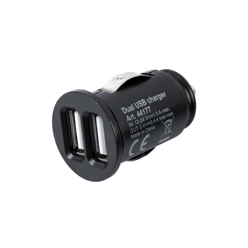 USB-autolaturi 12-24 V 2xUSB max 2,4 A USB-autolaturi 12-24 V 2xUSB max 2,4 A
