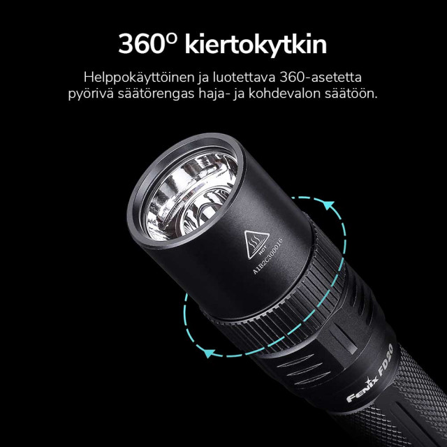 Fenix FD20 Rotary Focusing Flashlight Fenix FD20 Rotary Focusing Flashlight