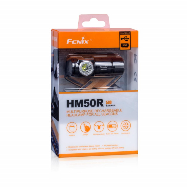 Fenix HM50R rechargeable headlamp, 500 lm Fenix HM50R rechargeable headlamp, 500 lm