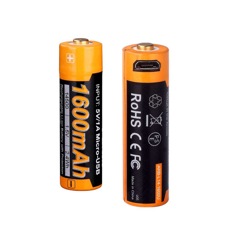 Akkuparisto Fenix ARB-L14-1600U 14500 USB Akkuparisto Fenix ARB-L14-1600U 14500 USB
