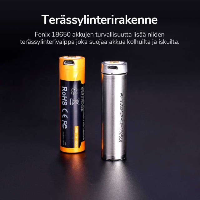 Akkuparisto Fenix ARB-L14-1600U 14500 USB Akkuparisto Fenix ARB-L14-1600U 14500 USB