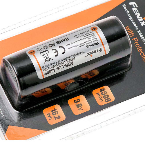 Akkuparisto Fenix ARB-L26-4500P 26650 -  POISTUNUT Akkuparisto Fenix ARB-L26-4500P 26650 -  POISTUNUT