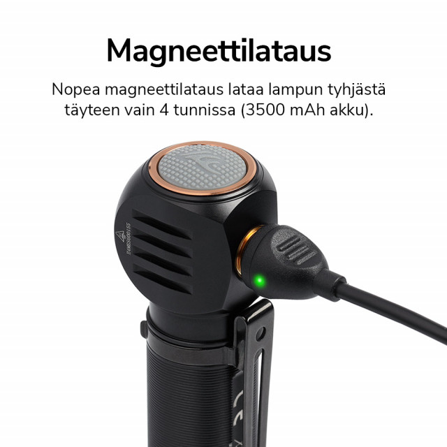 Otsalamppu / Monitoimivalaisin HM61R, 1200 lm Otsalamppu / Monitoimivalaisin HM61R, 1200 lm