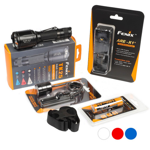 Taskulamppupaketti Fenix TK25RB, 1000 lm -  POISTUNUT Taskulamppupaketti Fenix TK25RB, 1000 lm -  POISTUNUT
