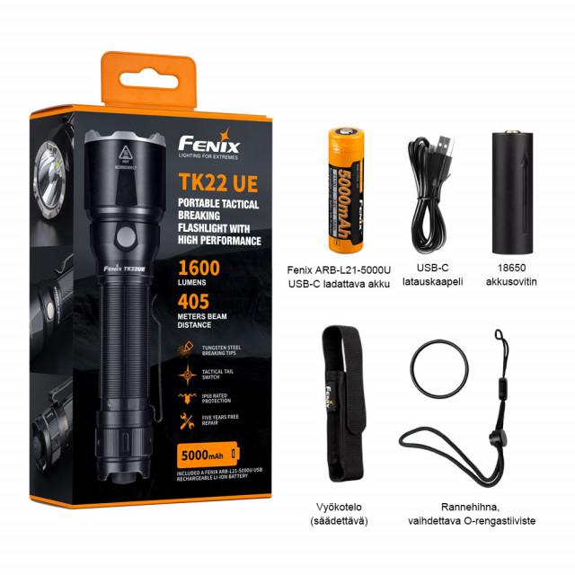 Fenix TK22UE STRIKER Tactical Flashlight