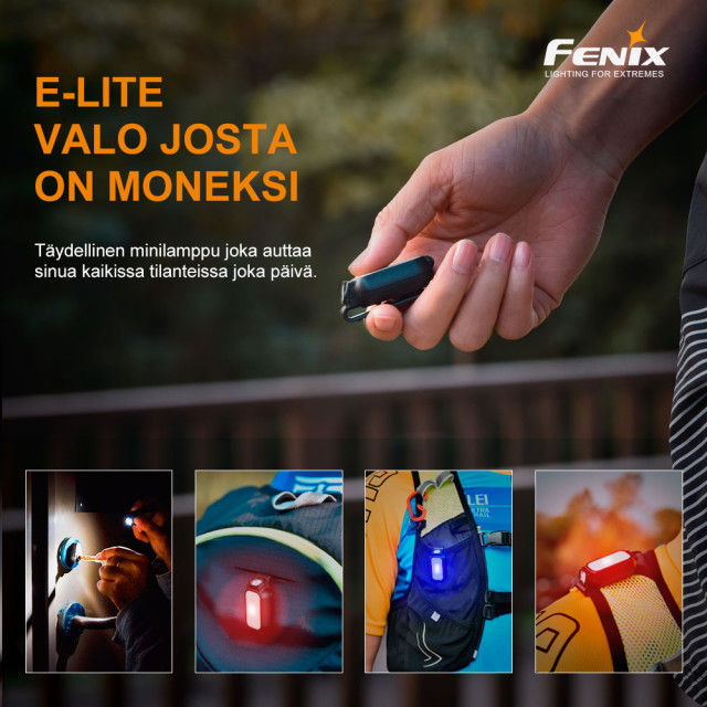 Taskulamppu Fenix E-LITE, 150 lm -  POISTUNUT