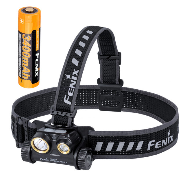 Otsalamppu Fenix HM65R SUPERRAPTOR 2 + vara-akku 3400 mAh (22,50 eur) Otsalamppu Fenix HM65R SUPERRAPTOR 2 + vara-akku 3400 mAh (22,50 eur)