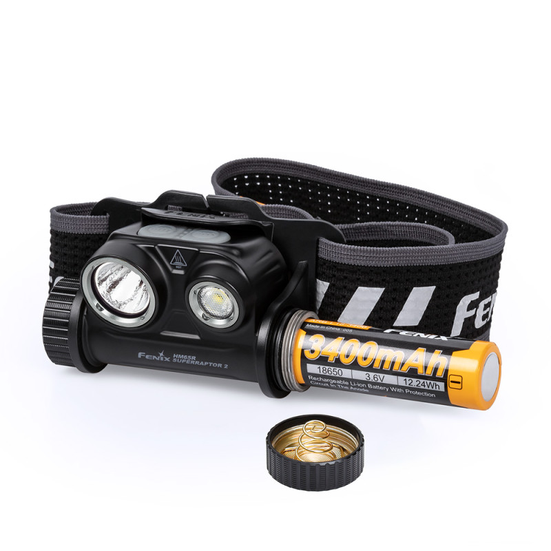 Otsalamppu Fenix HM65R SUPERRAPTOR 2 Black Edition, 1500 lm Otsalamppu Fenix HM65R SUPERRAPTOR 2 Black Edition, 1500 lm