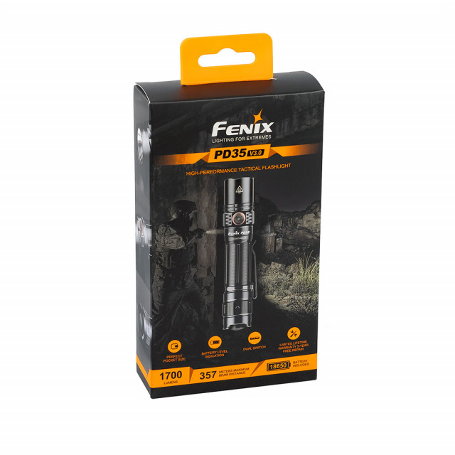 Taskulamppu Fenix PD35 V3.0, 1700 lm Taskulamppu Fenix PD35 V3.0, 1700 lm