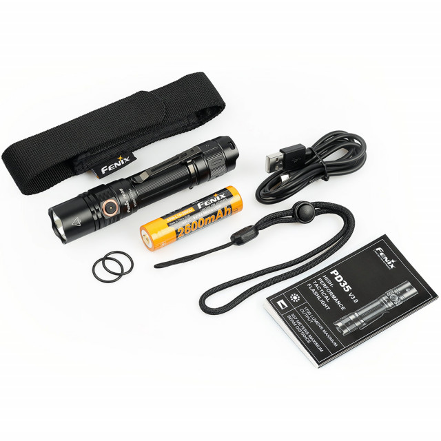 Taskulamppu Fenix PD35 V3.0, 1700 lm Taskulamppu Fenix PD35 V3.0, 1700 lm