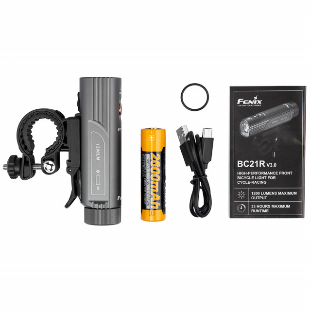 Pyöränvalo Fenix BC21R V3.0, 1200 lm Pyöränvalo Fenix BC21R V3.0, 1200 lm