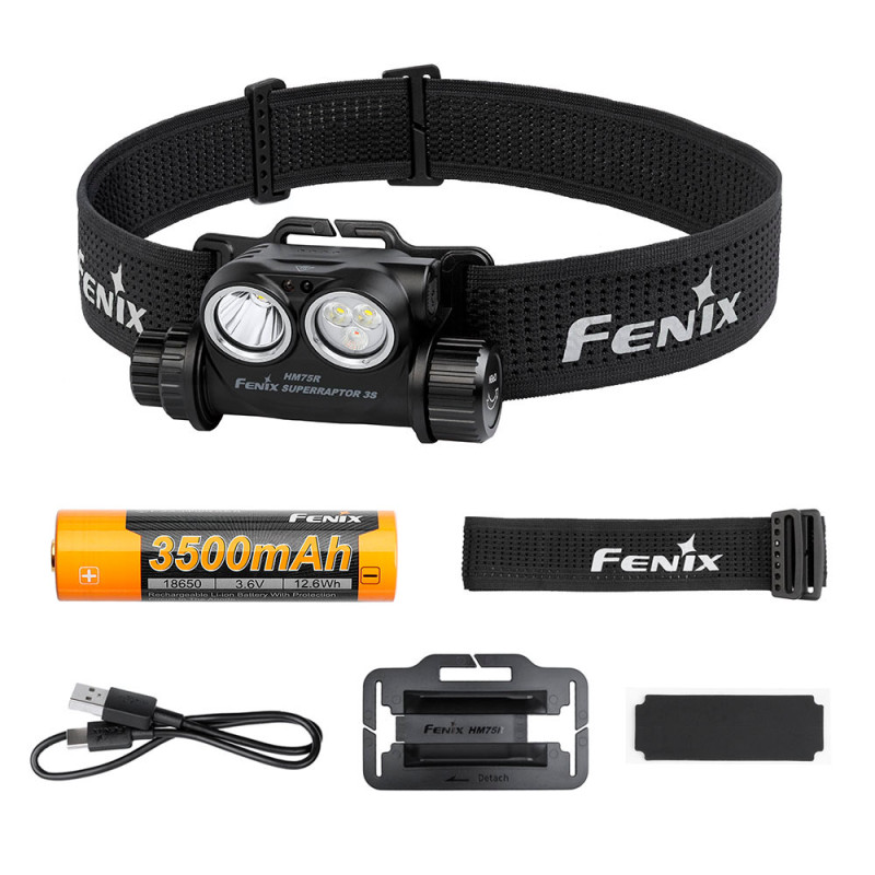 Otsalamppu Fenix HM75R SUPERRAPTOR 3S, 1800 lm Otsalamppu Fenix HM75R SUPERRAPTOR 3S, 1800 lm