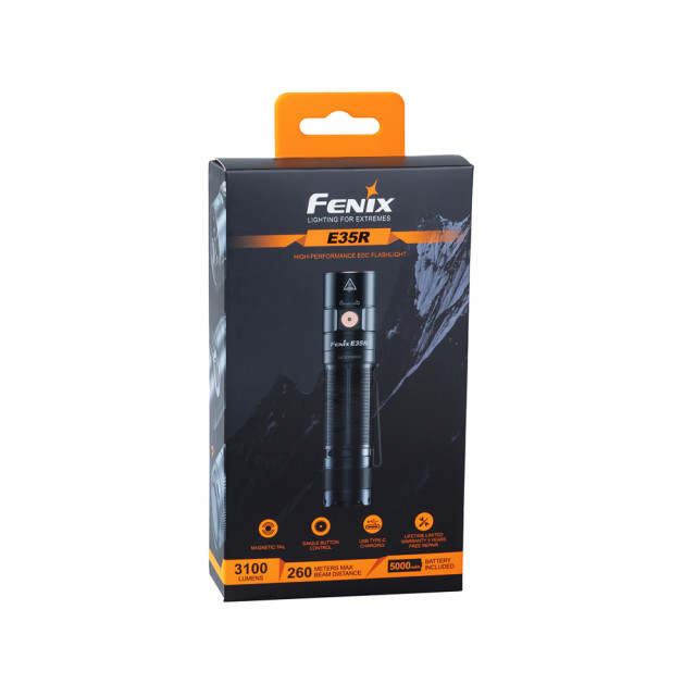 Taskulamppu Fenix E35R, 3100 lm Taskulamppu Fenix E35R, 3100 lm