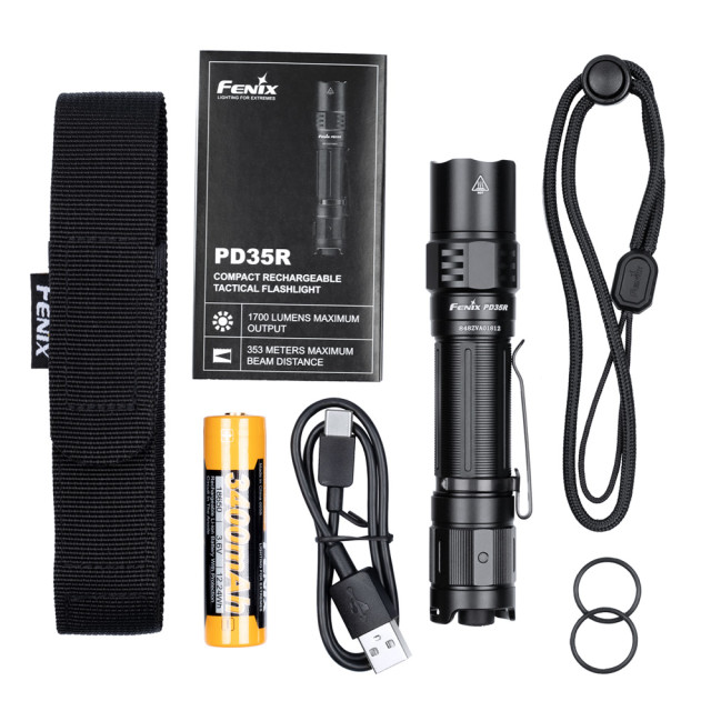 Taskulamppu Fenix PD35R, 1700 lm Taskulamppu Fenix PD35R, 1700 lm