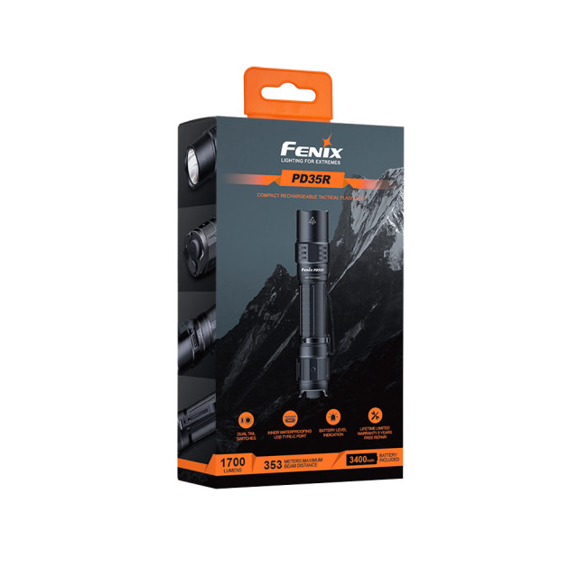 Taskulamppu Fenix PD35R, 1700 lm Taskulamppu Fenix PD35R, 1700 lm