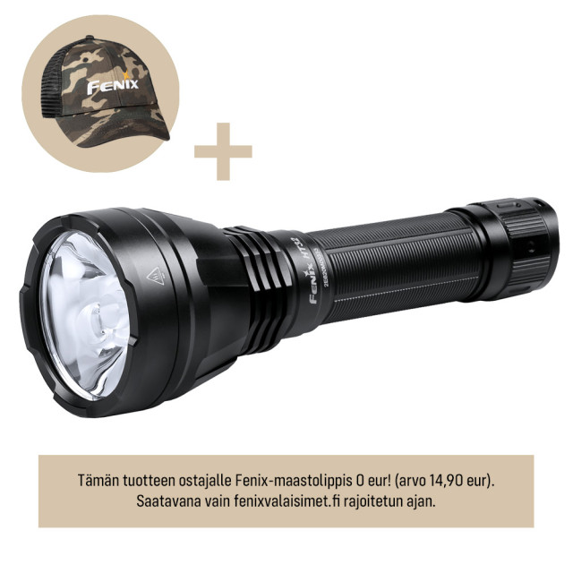 Hakuvalo Fenix HT32, 2500 lm + Fenix maastolippis 0 eur (arvo 14,90 eur) Hakuvalo Fenix HT32, 2500 lm + Fenix maastolippis 0 eur (arvo 14,90 eur)