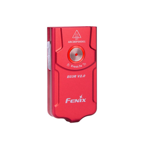 Avaimenperälamppu Fenix E03R V2.0, Punainen 500 lm - POISTUNUT Avaimenperälamppu Fenix E03R V2.0, Punainen 500 lm - POISTUNUT