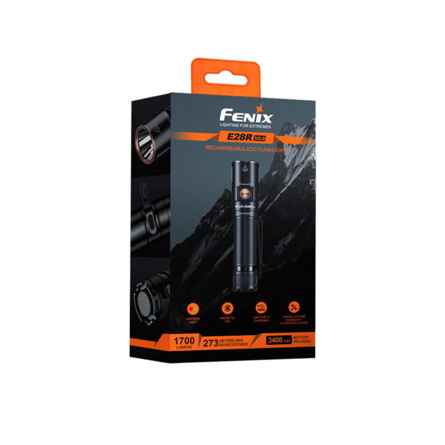 Taskulamppu Fenix E28R V2.0, 1700 lm Taskulamppu Fenix E28R V2.0, 1700 lm