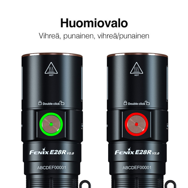 Taskulamppu Fenix E28R V2.0, 1700 lm Taskulamppu Fenix E28R V2.0, 1700 lm
