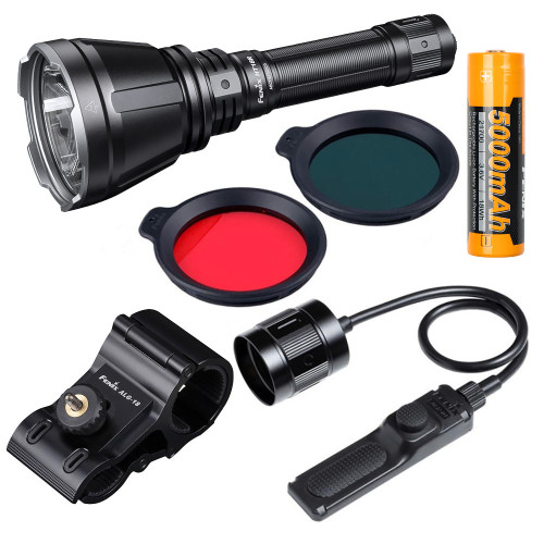 Hakuvalopaketti Fenix HT18R piippukiinnikkellä Hakuvalopaketti Fenix HT18R piippukiinnikkellä