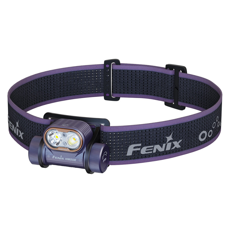 Otsalamppu Fenix HM55R, violetti, 1200 lm Otsalamppu Fenix HM55R, violetti, 1200 lm