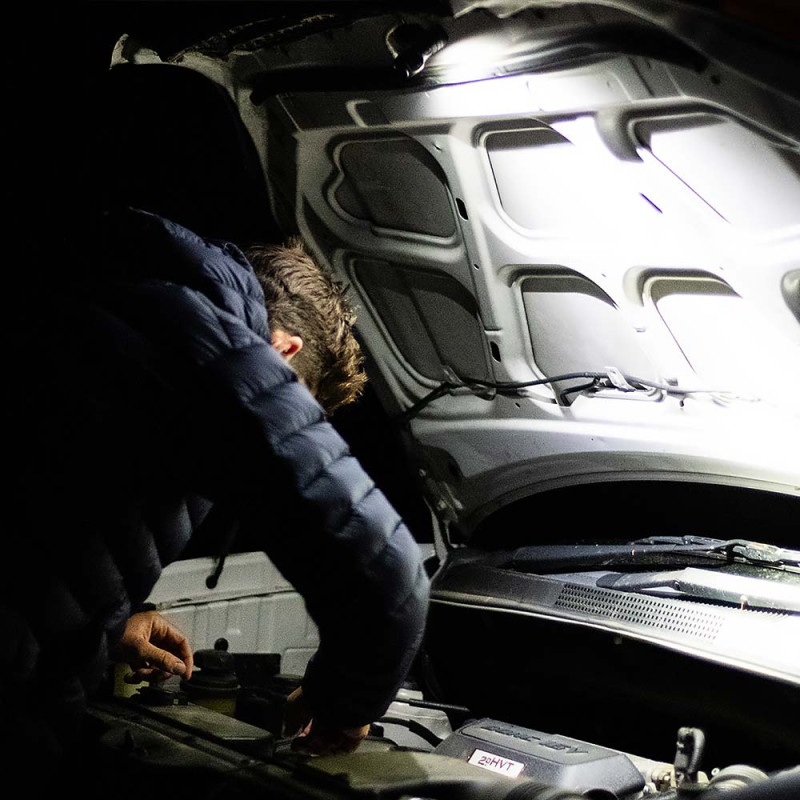 Otsalamppu / Monitoimivalaisin HM53R, 1200 lm