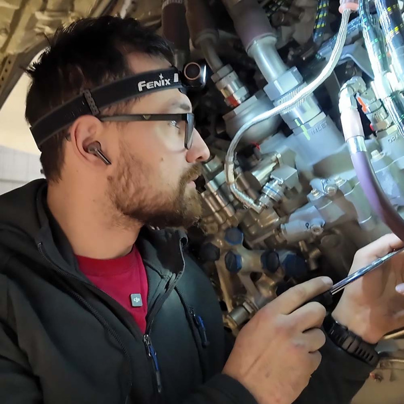 Otsalamppu / Monitoimivalaisin HM53R, 1200 lm