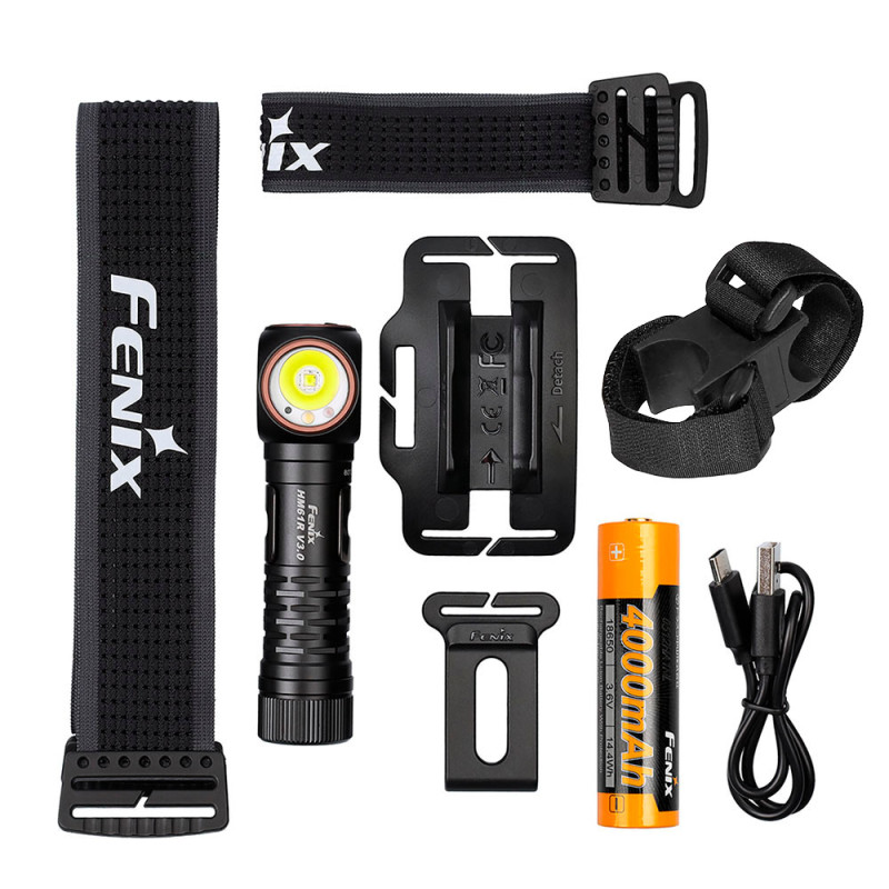 Kypärävalo Fenix HM61R V3.0, 1800 lm