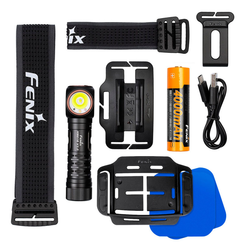 Kypärävalo Fenix HM61R V3.0, 1800 lm