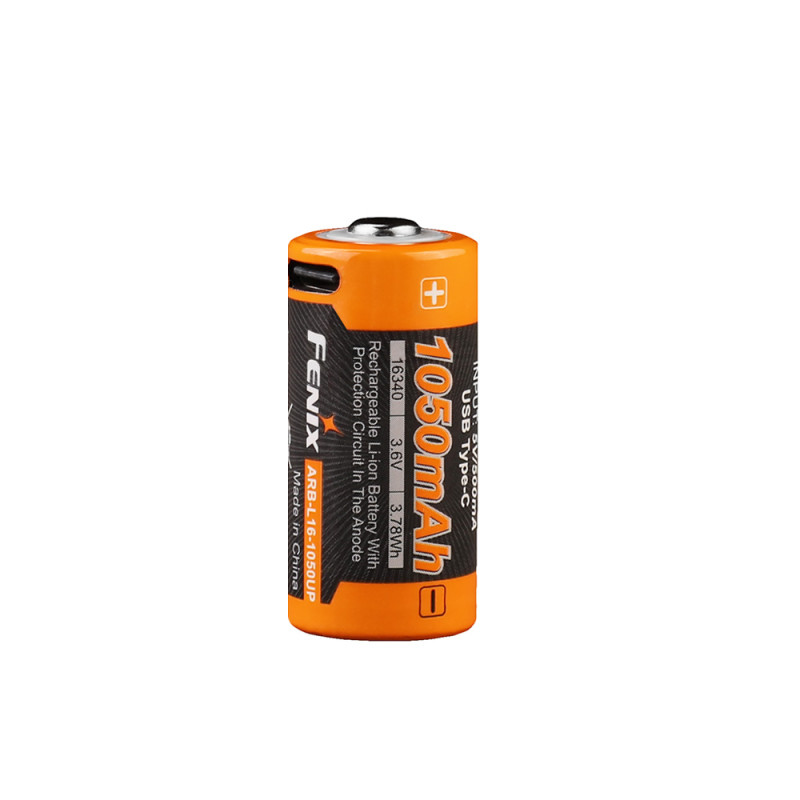 Akku Fenix ARB-L16-1050UP 16340 USB-C Akku Fenix ARB-L16-1050UP 16340 USB-C