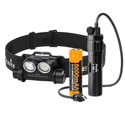 Otsalamppu Fenix HM75R SUPERRAPTOR 3S + POWER EXTENDER, 5000 mAh