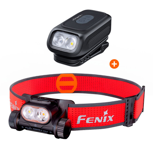 Otsalamppu Fenix HM65R-T V2.0 + E04R bundle, 1600 lm