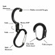 Tarvikesulkurengas HEROCLIP Small, Stealth Black Tarvikesulkurengas HEROCLIP Small, Stealth Black