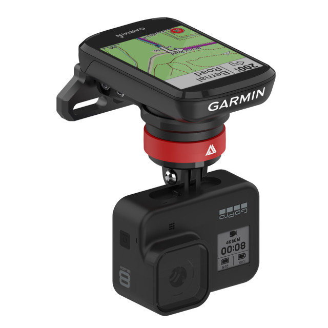 KOM etuteline ohjainkannattimeen GoPro-sovittimella, musta KOM etuteline ohjainkannattimeen GoPro-sovittimella, musta