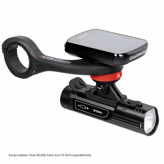 KOM etuteline GoPro pikalukitussovittimella, hiilikuitu KOM etuteline GoPro pikalukitussovittimella, hiilikuitu