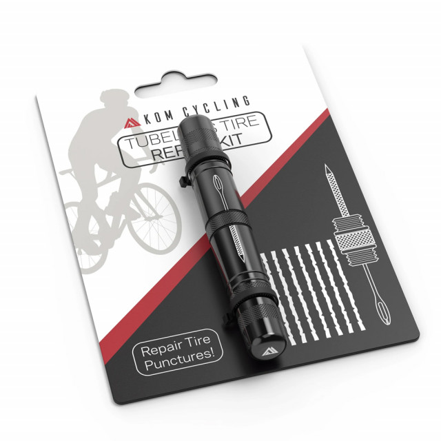 KOM Tubeless renkaan korjaussarja, musta KOM Tubeless renkaan korjaussarja, musta