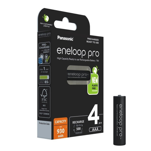 Akkuparisto eneloop PRO AAA 930 mAh 4 kpl Akkuparisto eneloop PRO AAA 930 mAh 4 kpl