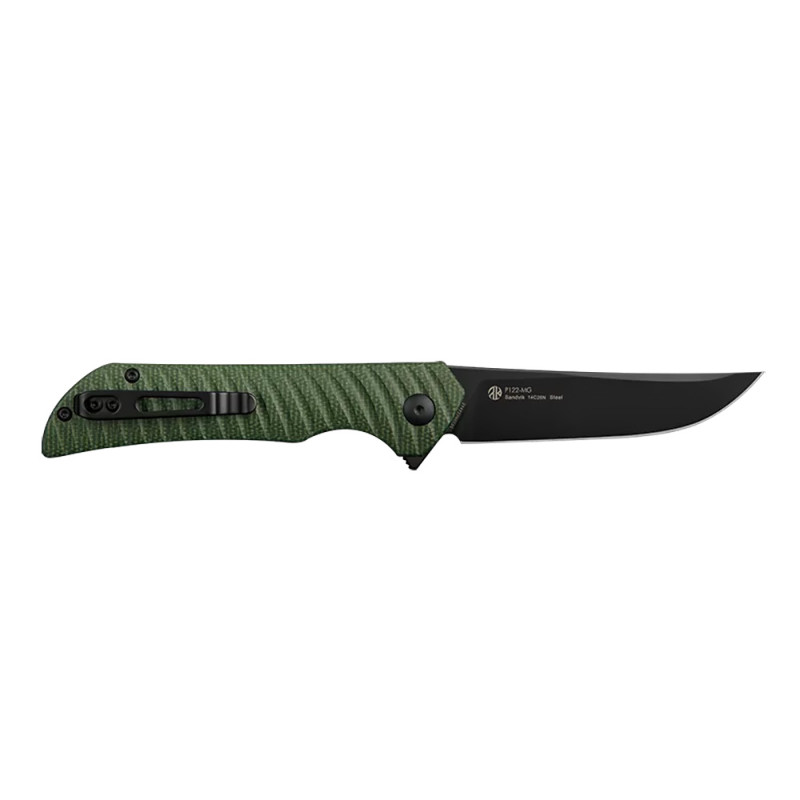 Taittoveitsi P122-MG, vihreä Micarta Taittoveitsi P122-MG, vihreä Micarta